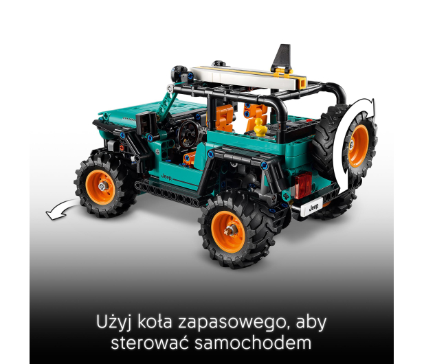 LEGO TECHNIC 42227 SUV Jeep® Wrangler Rubicon - 1489550 - zdjęcie 5
